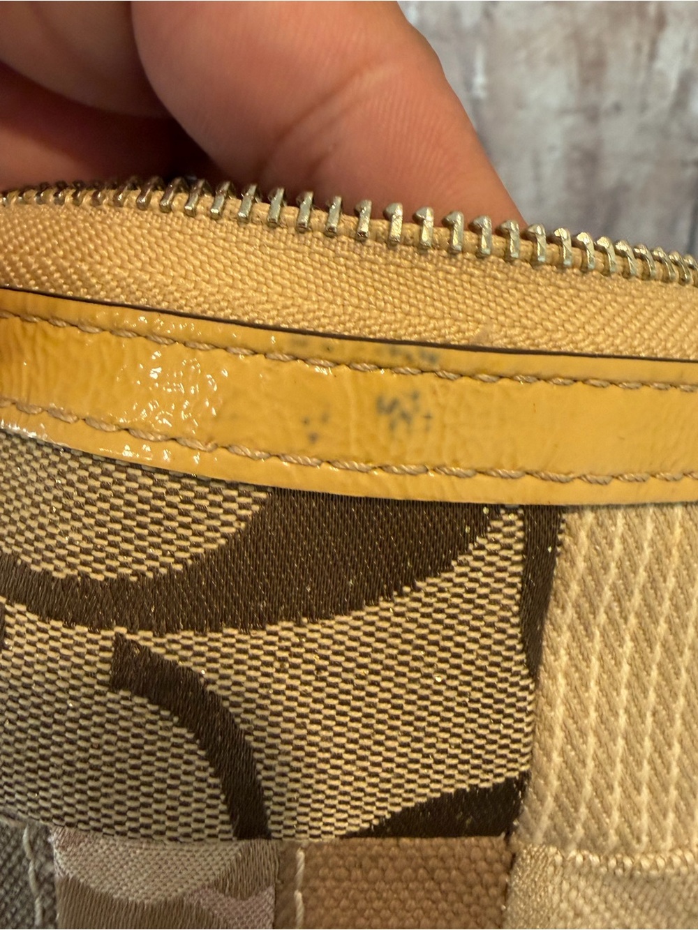 Vintage Coach Patchwork Shoulder Bag Purse m - Picture 10 of 17